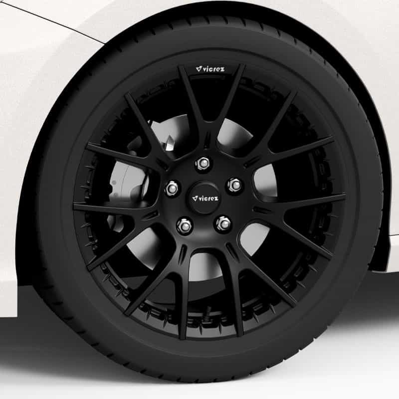 Vicrez V28ZR Matte Black Wheel, 18x9.5, 35mm offset | Toyota Camry 2015-2026