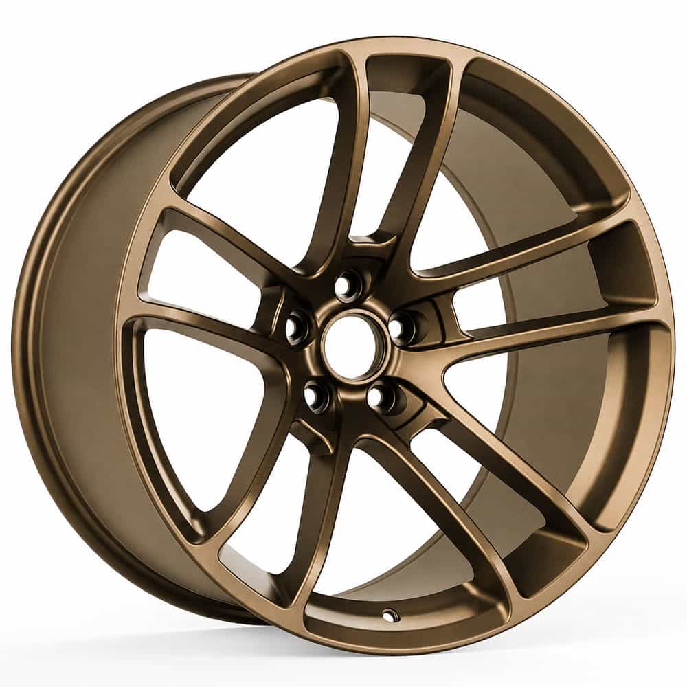 20x11 Hellcat Widebody Satin Bronze Wheels & Lanvigator Catchpower Tire All-Season Tire Package vzn125424 | Dodge Challenger Widebody 2015-2024
