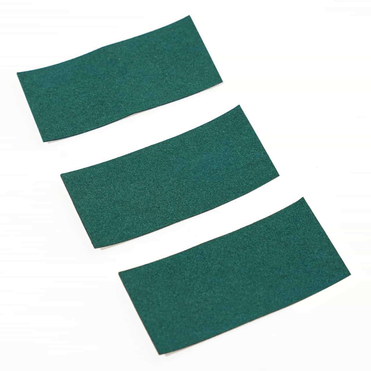 Vicrez Vinyl 3 Piece Microfiber Green Suede Soft Felt vzt154
