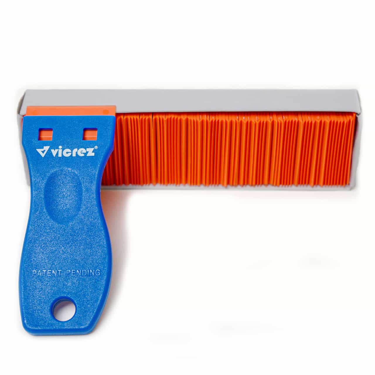 Vicrez Vinyl Wrap Plastic Razor Scraper Decal Remover w/ 100 Razor Blades vzt114