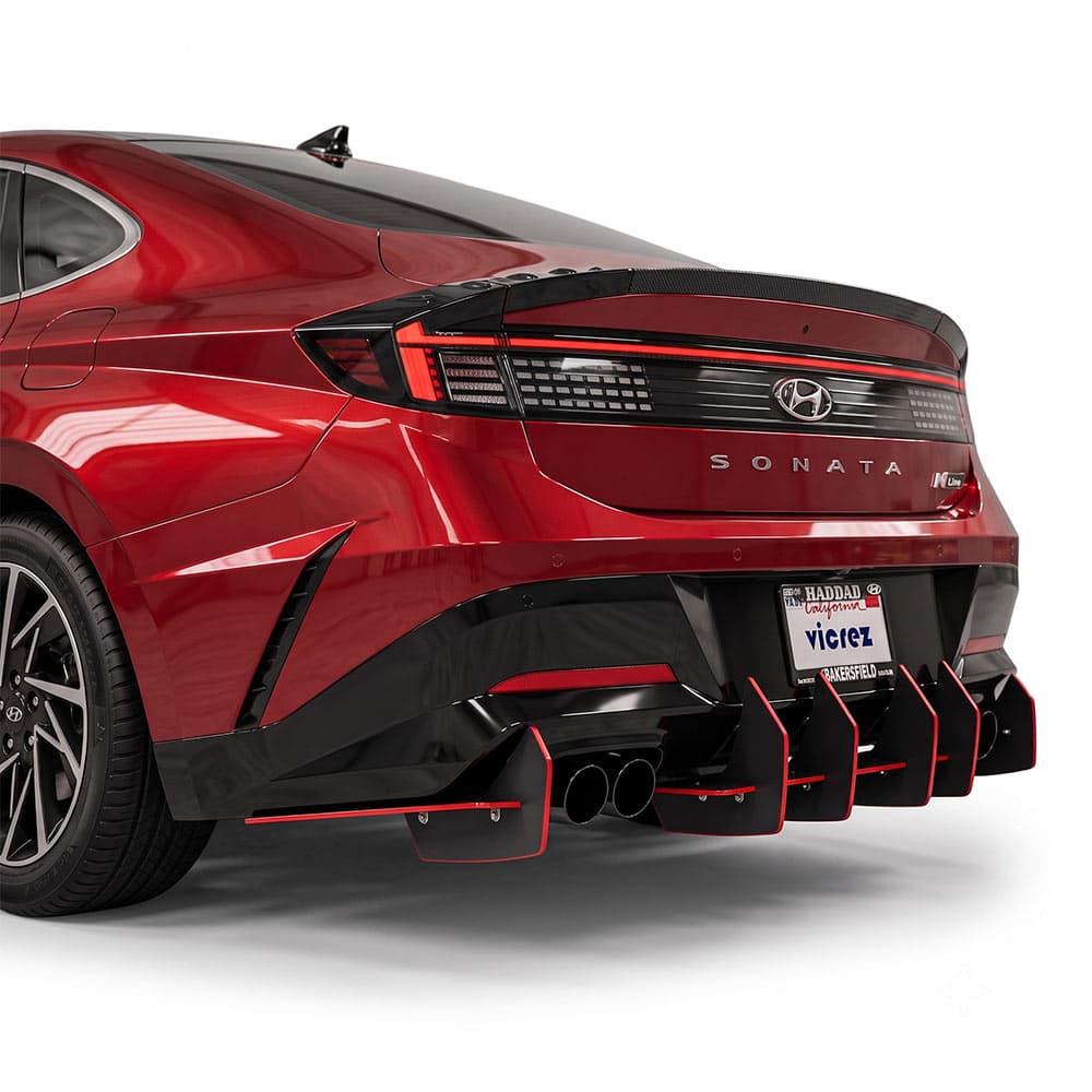 Vicrez Centa VR2 Rear Diffuser vz104059 | Hyundai Sonata 2017-2026
