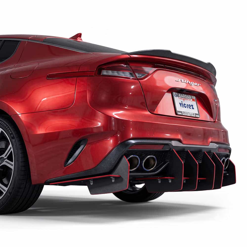 Vicrez Centa VR2 Rear Diffuser vz104135 | Kia Stinger 2020-2024