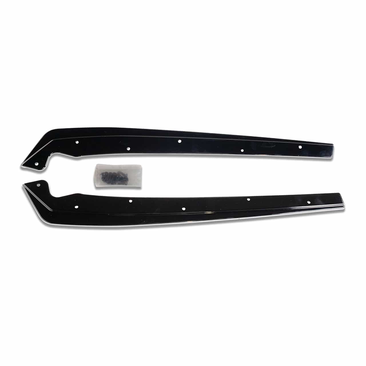 Vicrez Rock Rear Bumper Side Splitter Gloss Black vz105898 | BMW G30/G38 2018-2022