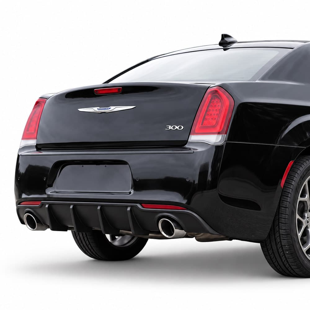 Vicrez V3R Rear Diffuser w/ Round Tips vz102487 | Chrysler 300 2012-2022