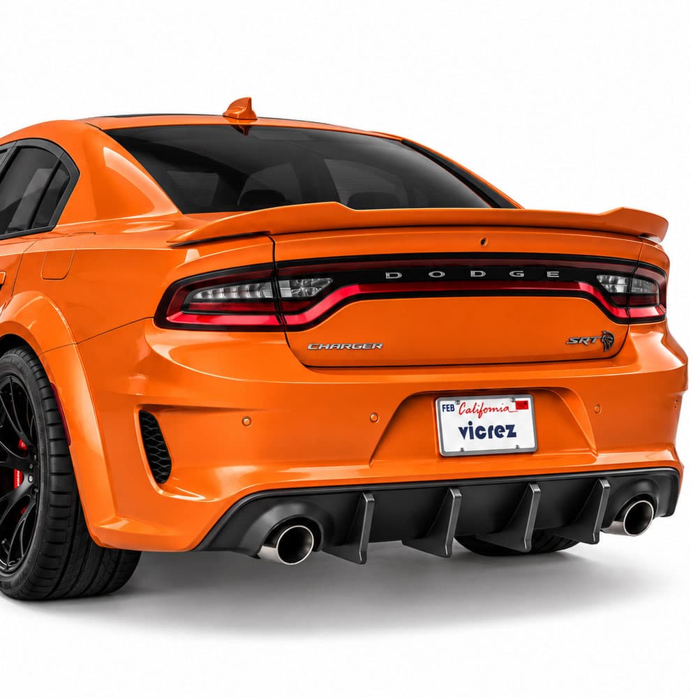 Vicrez SP Style Rear Diffuser vz102484 | Dodge Charger Widebody 2015-2023