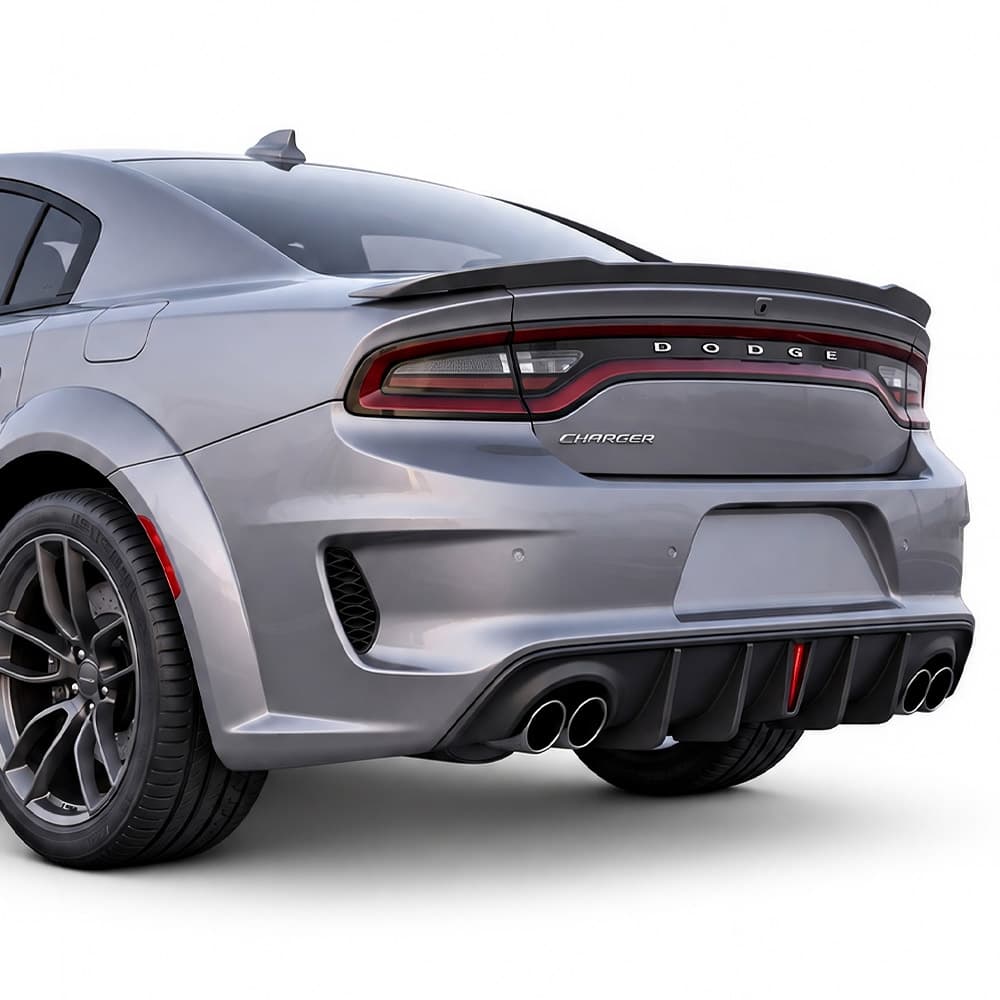 Vicrez LED Thin Light Rear Diffuser vz102660 | Dodge Charger R/T, SRT 392, Hellcat 2015-2023