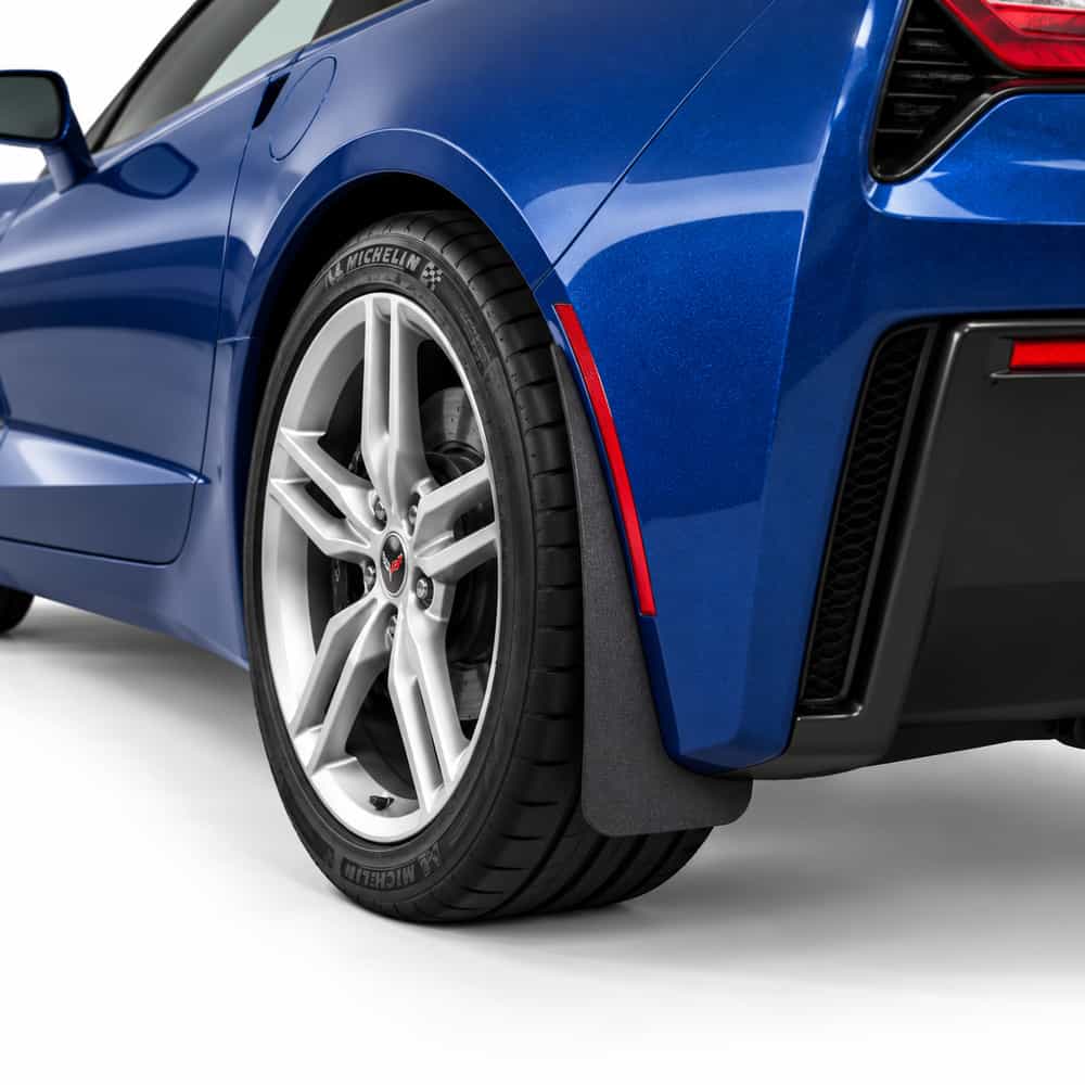 Vicrez Mud Flaps Rear vz101407 | Chevrolet Corvette C7 2014-2019