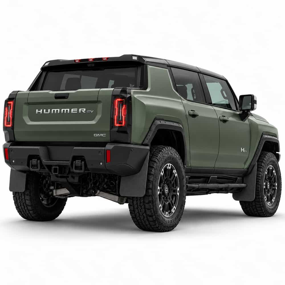 Vicrez Mud Flaps Front and Rear vz103422 | GMC Hummer EV 2022-2026