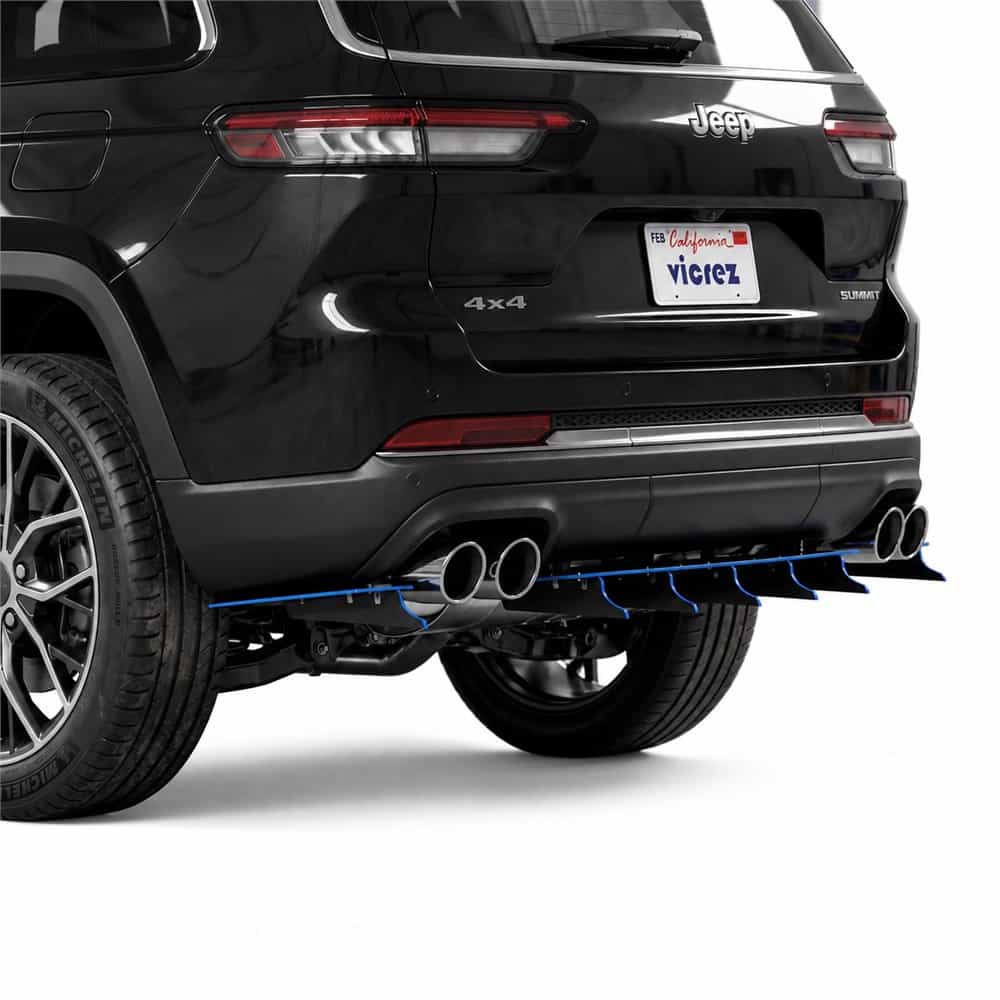 Vicrez Zonari VR5 Rear Diffuser vz103501 | Jeep Grand Cherokee (Trackhawk/SRT/SRT8) 2017-2026