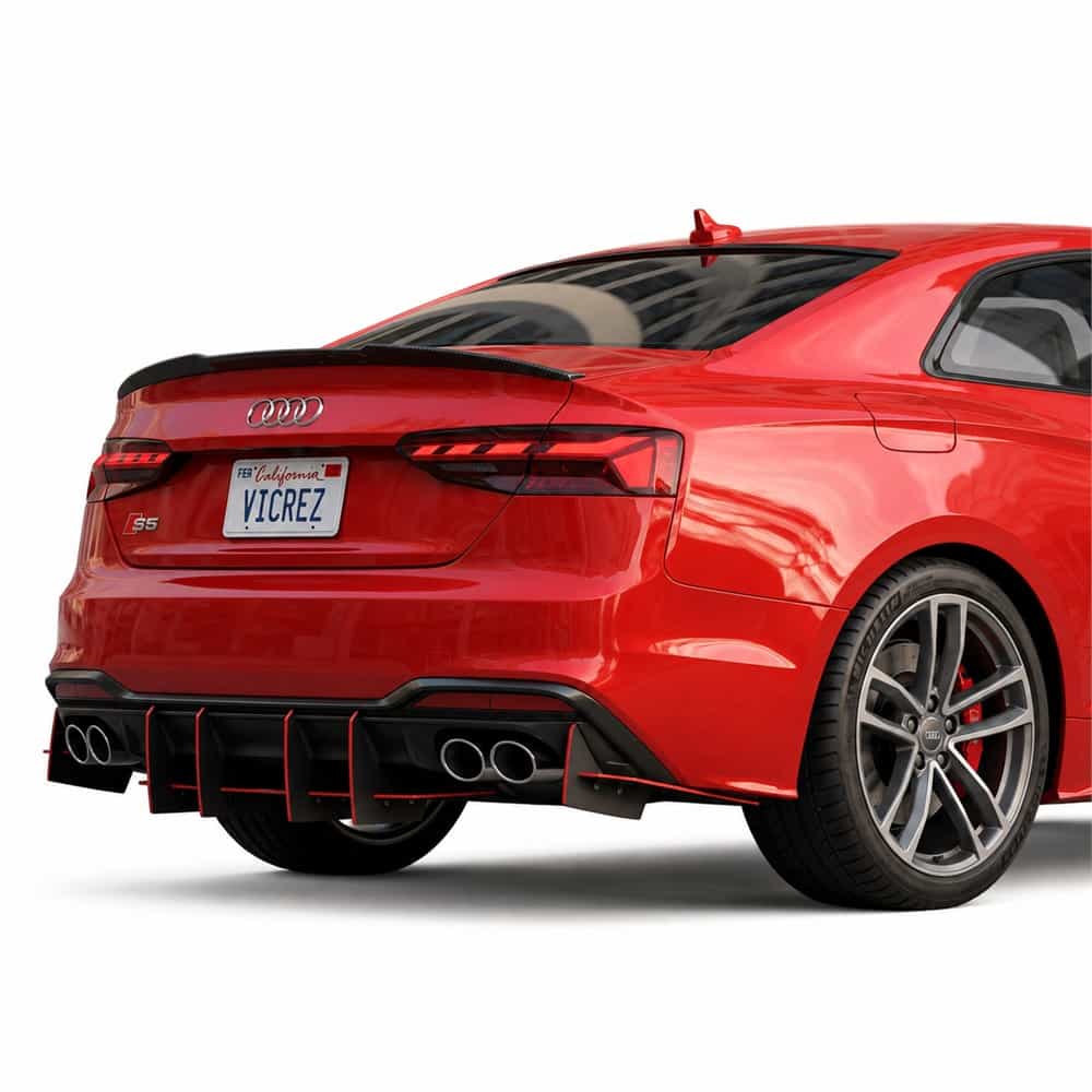 Vicrez Genali VR2 Rear Diffuser vz103773 | Audi S5 2020-2026