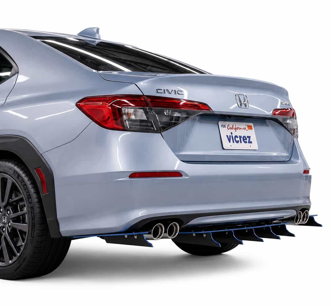 Vicrez Zonari VR5 Rear Diffuser vz103889 | Honda Civic 2022-2026