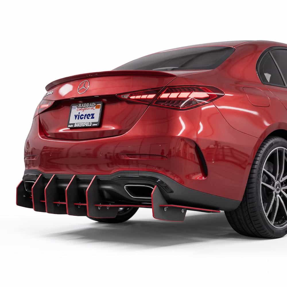 Vicrez Centa VR2 Rear Diffuser vz103971 | Mercedes-Benz C-Class 2019-2026