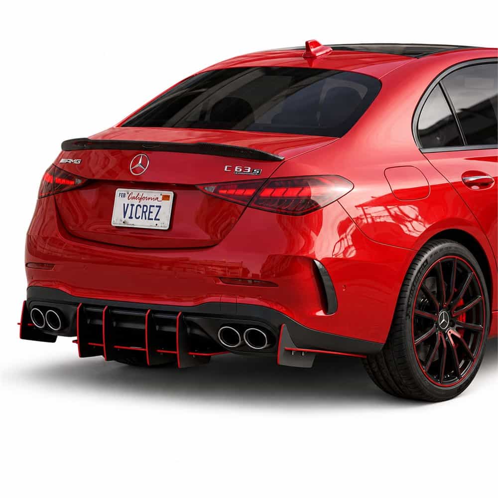 Vicrez Genali VR2 Rear Diffuser vz103972 | Mercedes-Benz C-Class 2019-2026