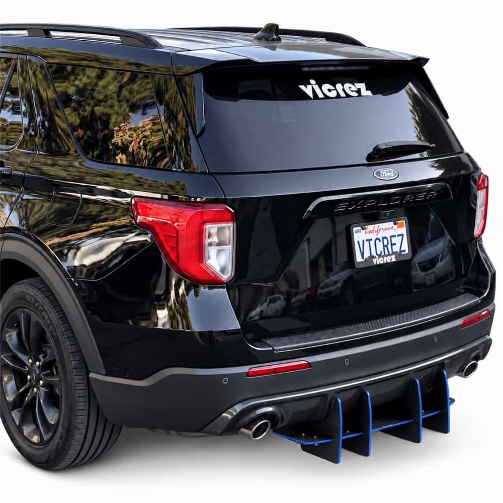 Vicrez Genali VR4 Rear Diffuser vz104020 | Ford Explorer 2017-2026