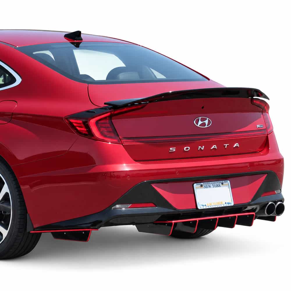 Vicrez Jesky VR5 Rear Diffuser vz104061 | Hyundai Sonata 2017-2026