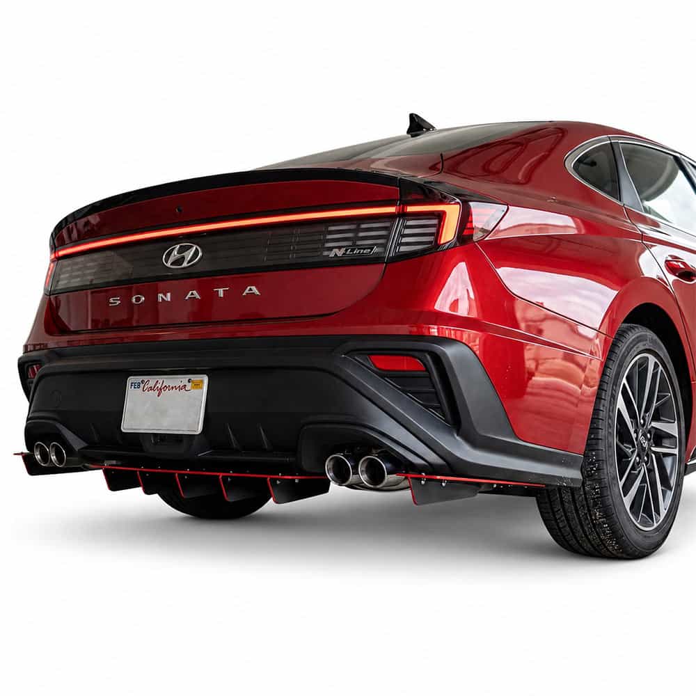 Vicrez Jesky VR5 Rear Diffuser vz104061 | Hyundai Sonata 2017-2026