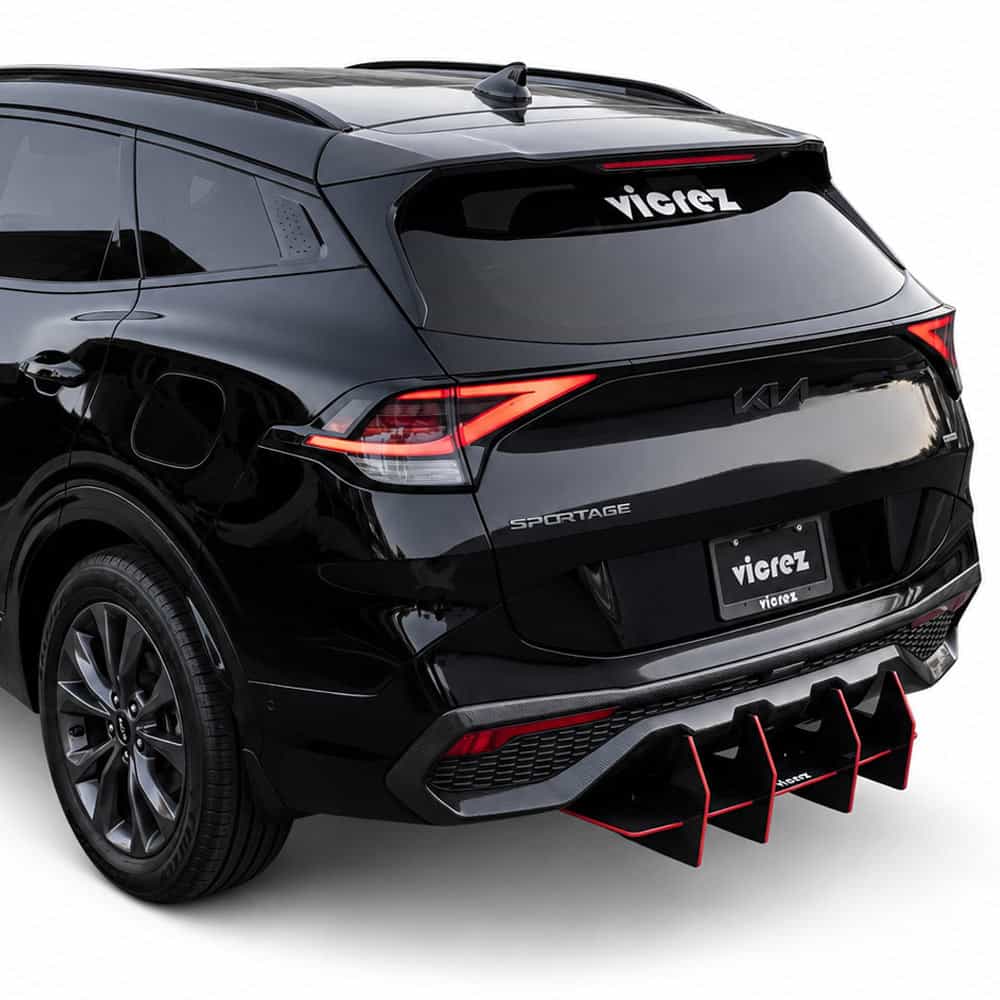Vicrez Centa VR4 Rear Diffuser vz104099 | Kia Sportage 2020-2026