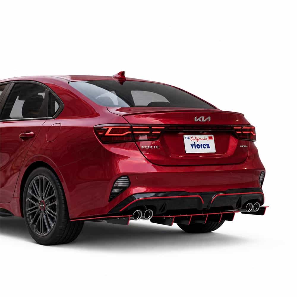 Vicrez Jesky VR5 Rear Diffuser vz104129 | Kia Forte 2019-2024
