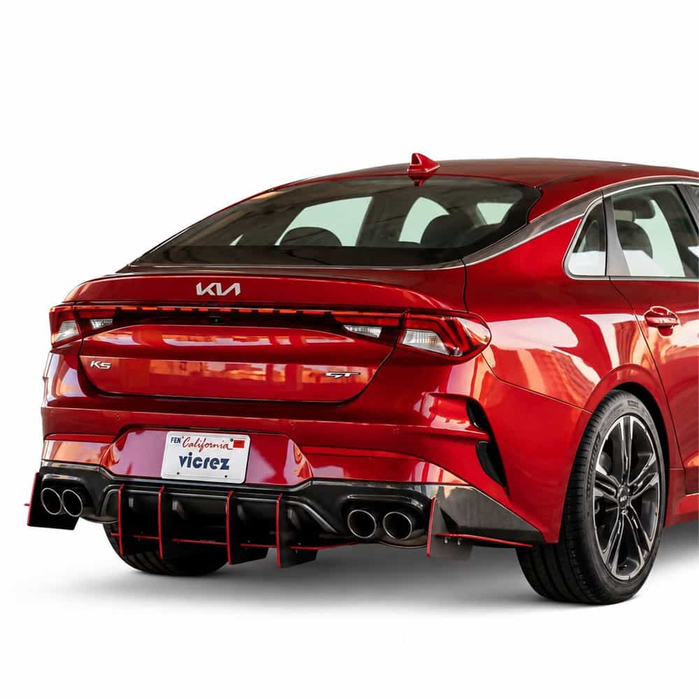 Vicrez Genali VR2 Rear Diffuser vz104132 | Kia K5 2021-2026