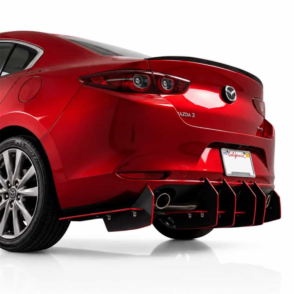 Vicrez Centa VR2 Rear Diffuser vz104171 | Mazda 3 2017-2026