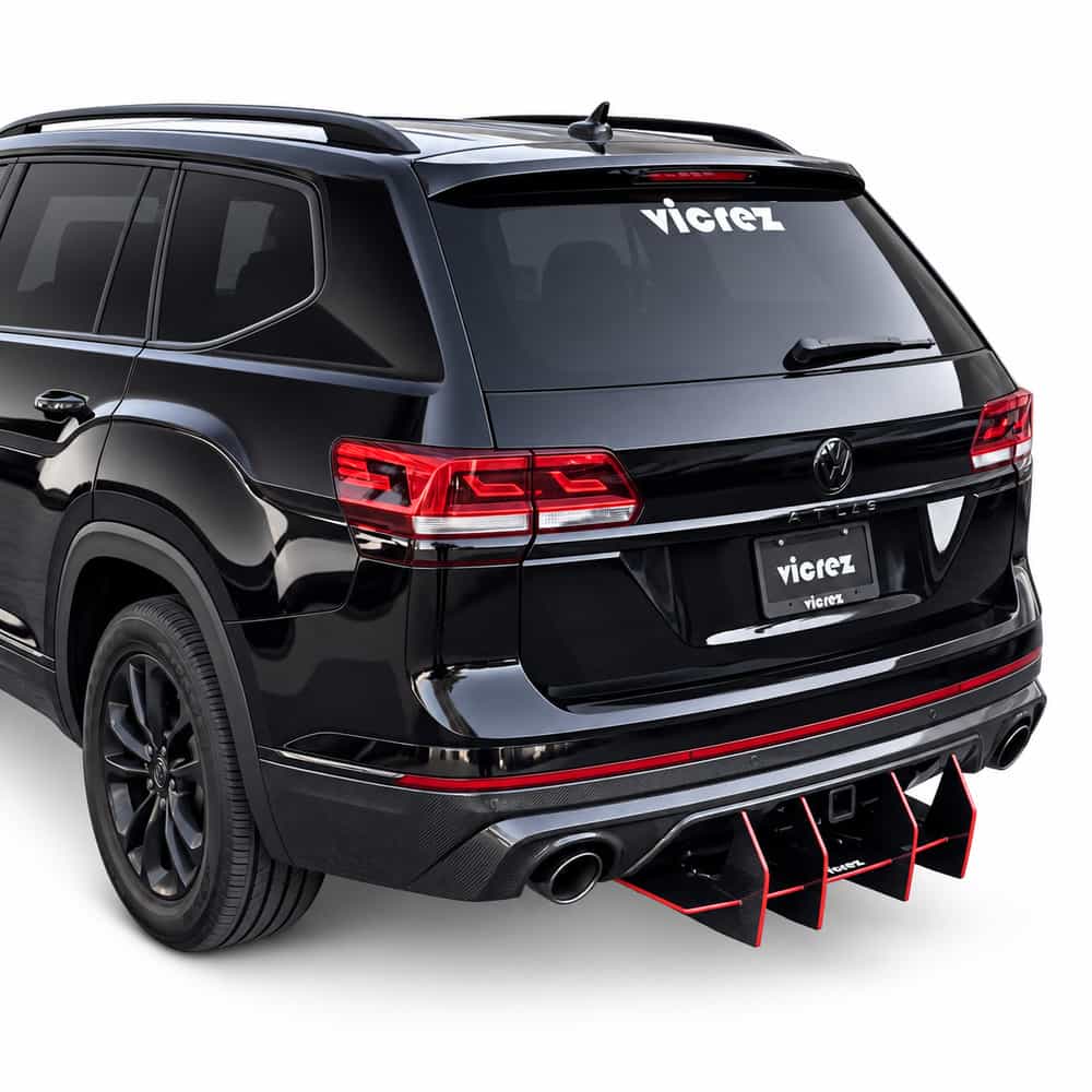 Vicrez Centa VR4 Rear Diffuser vz104303 | Volkswagen Atlas 2020-2026