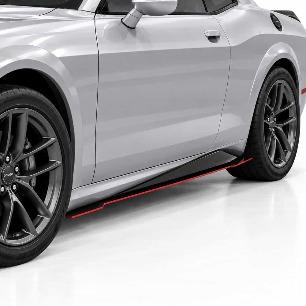 Vicrez V7R Side Skirt Splitters vz104630 | Dodge Challenger 2008-2024