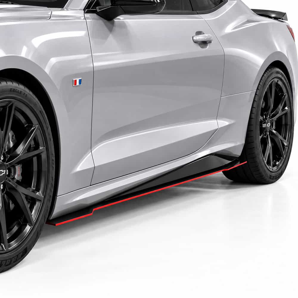 Vicrez V7R Side Skirt Splitters vz104631 | Chevrolet Camaro 2016-2024