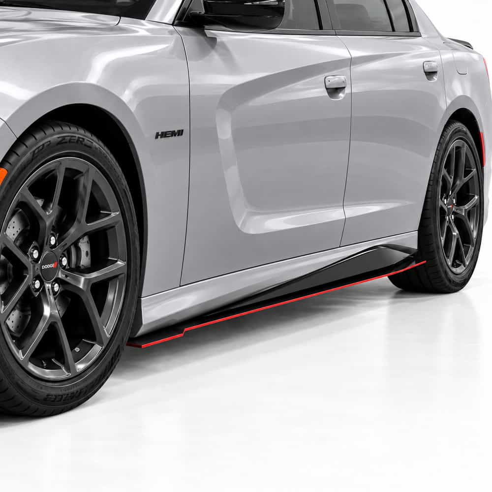 Vicrez V7R Side Skirt Splitters vz104632 | Dodge Charger 2008-2024