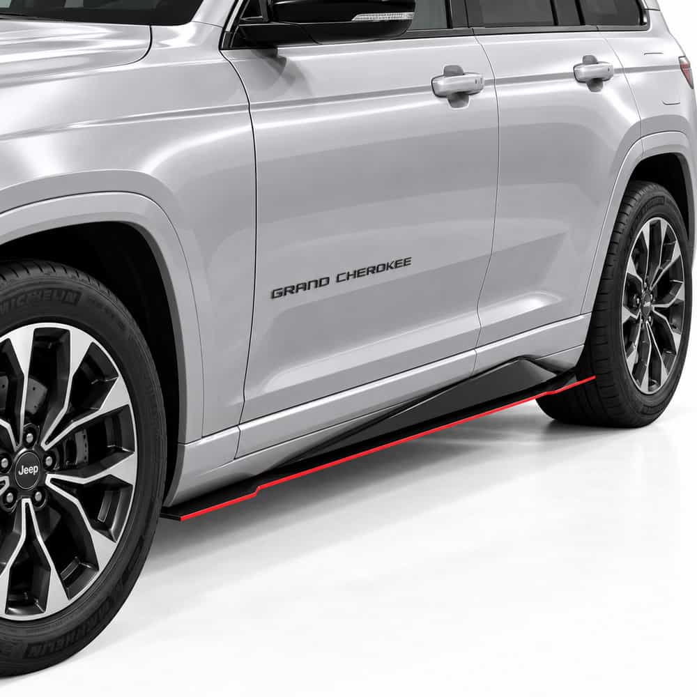 Vicrez V7R Side Skirt Splitters vz104639 | Jeep Grand Cherokee 2017-2026