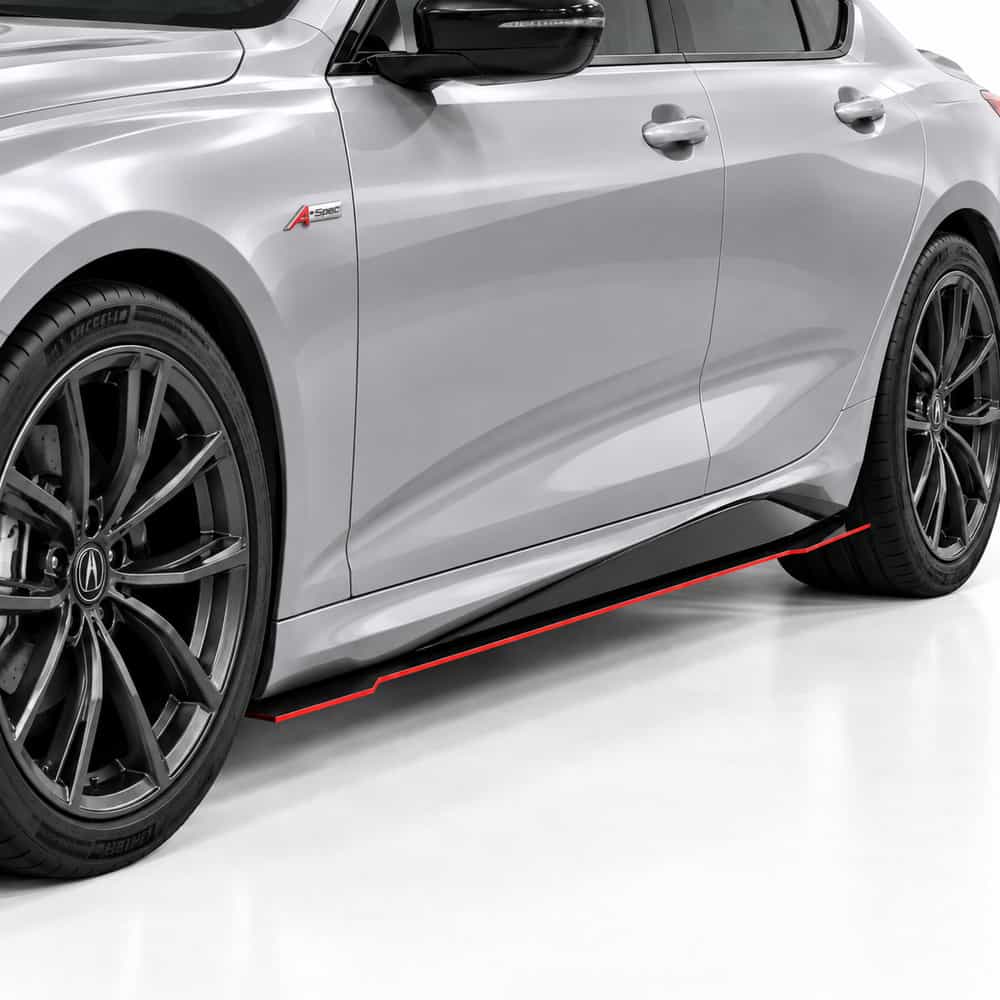 Vicrez V7R Side Skirt Splitters vz104653 | Acura TLX 2021-2025