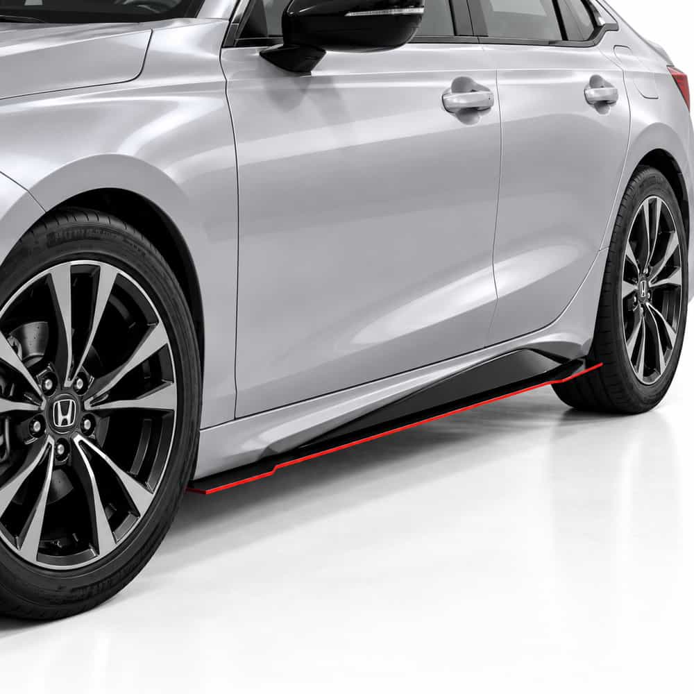Vicrez V7R Side Skirt Splitters vz104699 | Honda Civic 2022-2024