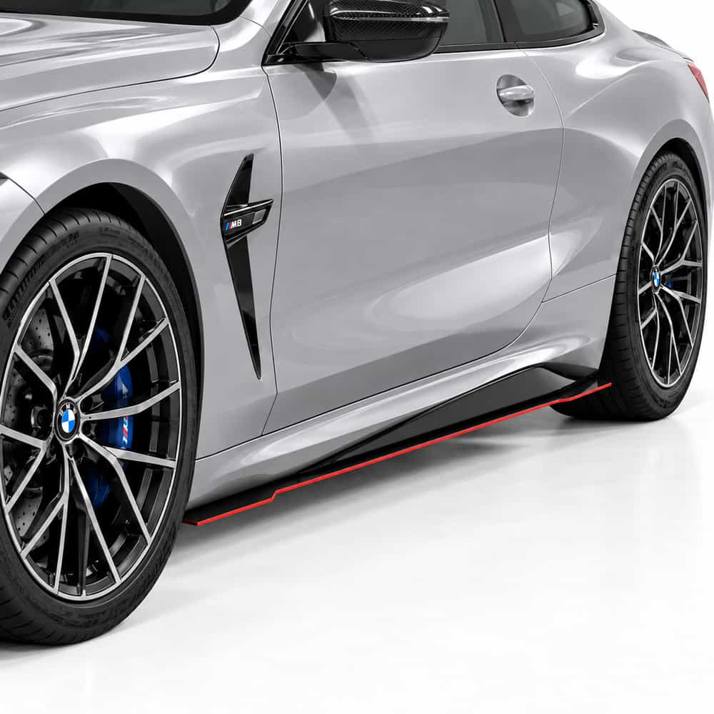 Vicrez V7R Side Skirt Splitters vz104704 | BMW 8-Series 2019-2026
