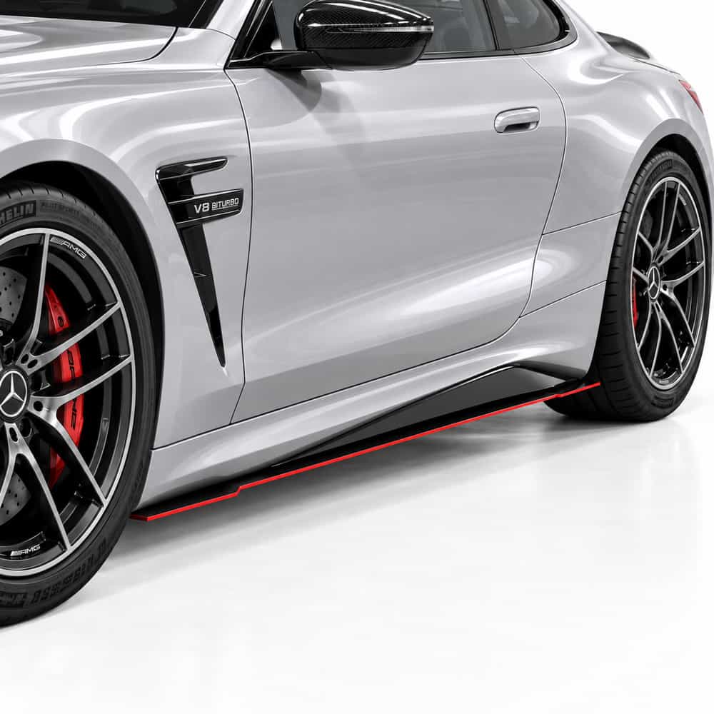 Vicrez V7R Side Skirt Splitters vz104725 | Mercedes-AMG GT 2019-2026