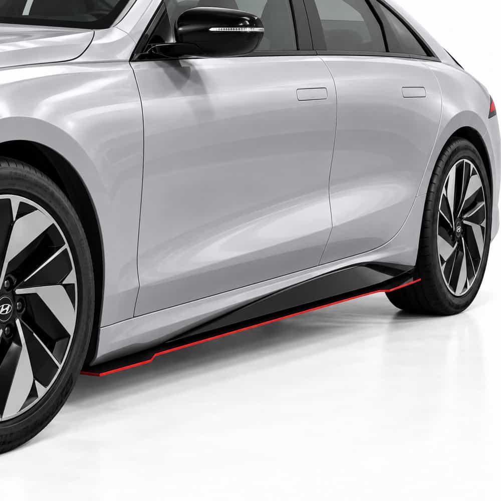 Vicrez V7R Side Skirt Splitters vz104743 | Hyundai Ioniq 6 2023-2026