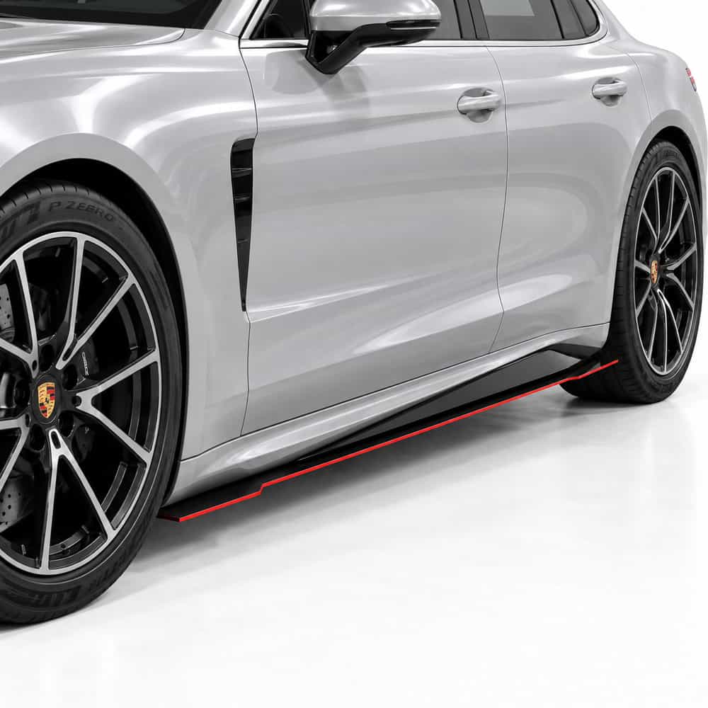 Vicrez V7R Side Skirt Splitters vz104786 | Porsche Panamera 2020-2026
