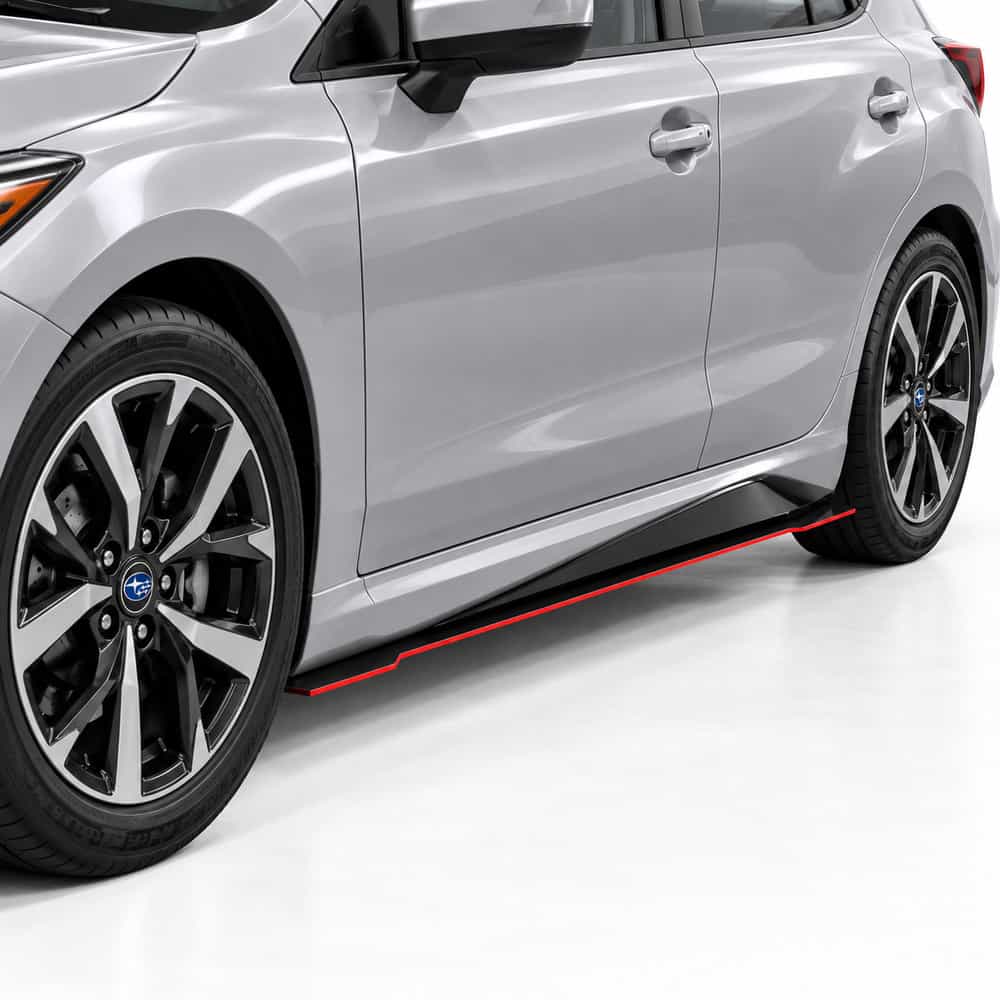 Vicrez V7R Side Skirt Splitters vz104793 | Subaru Impreza 2020-2026