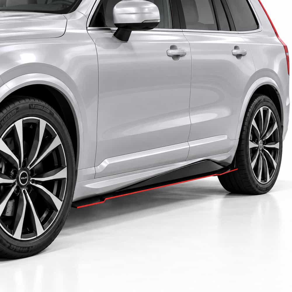 Vicrez V7R Side Skirt Splitters vz104796 | Volvo XC90 2017-2027
