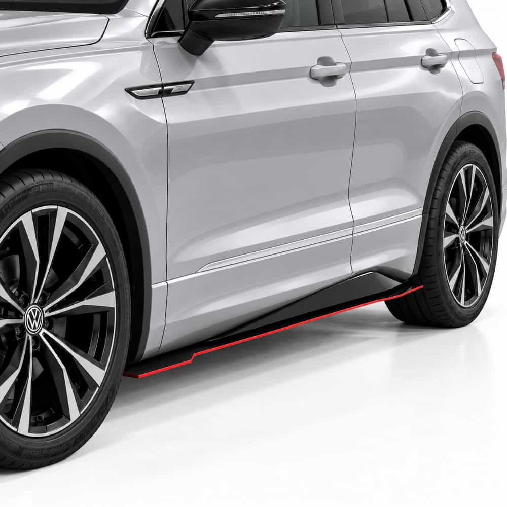Vicrez V7R Side Skirt Splitters vz104804 | Volkswagen Tiguan 2019-2026