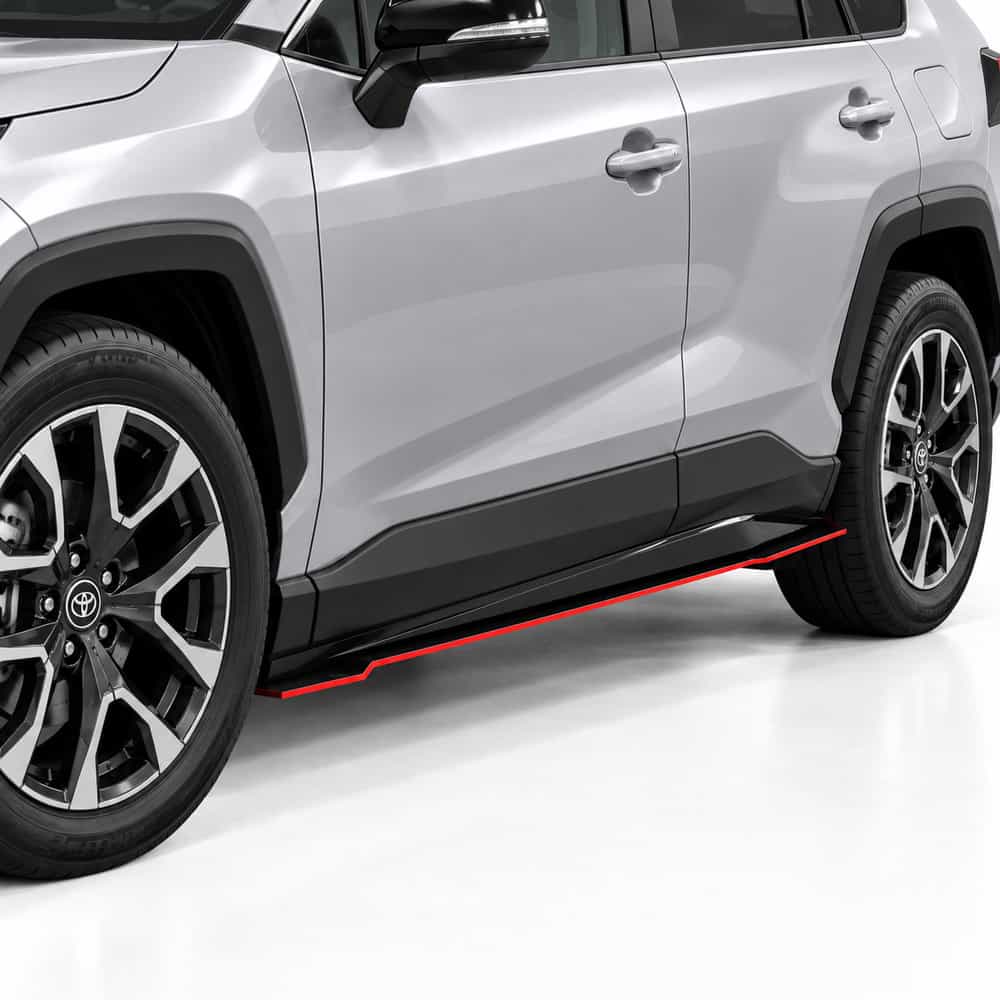 Vicrez V7R Side Skirt Splitters vz104816 | Toyota RAV4 2017-2026