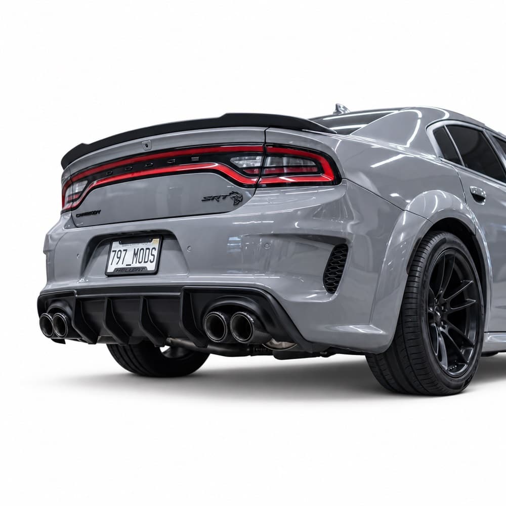 Vicrez BD Style Rear Diffuser vz102003 | Dodge Charger SRT Hellcat Widebody/392/Scat Pack 2015-2023