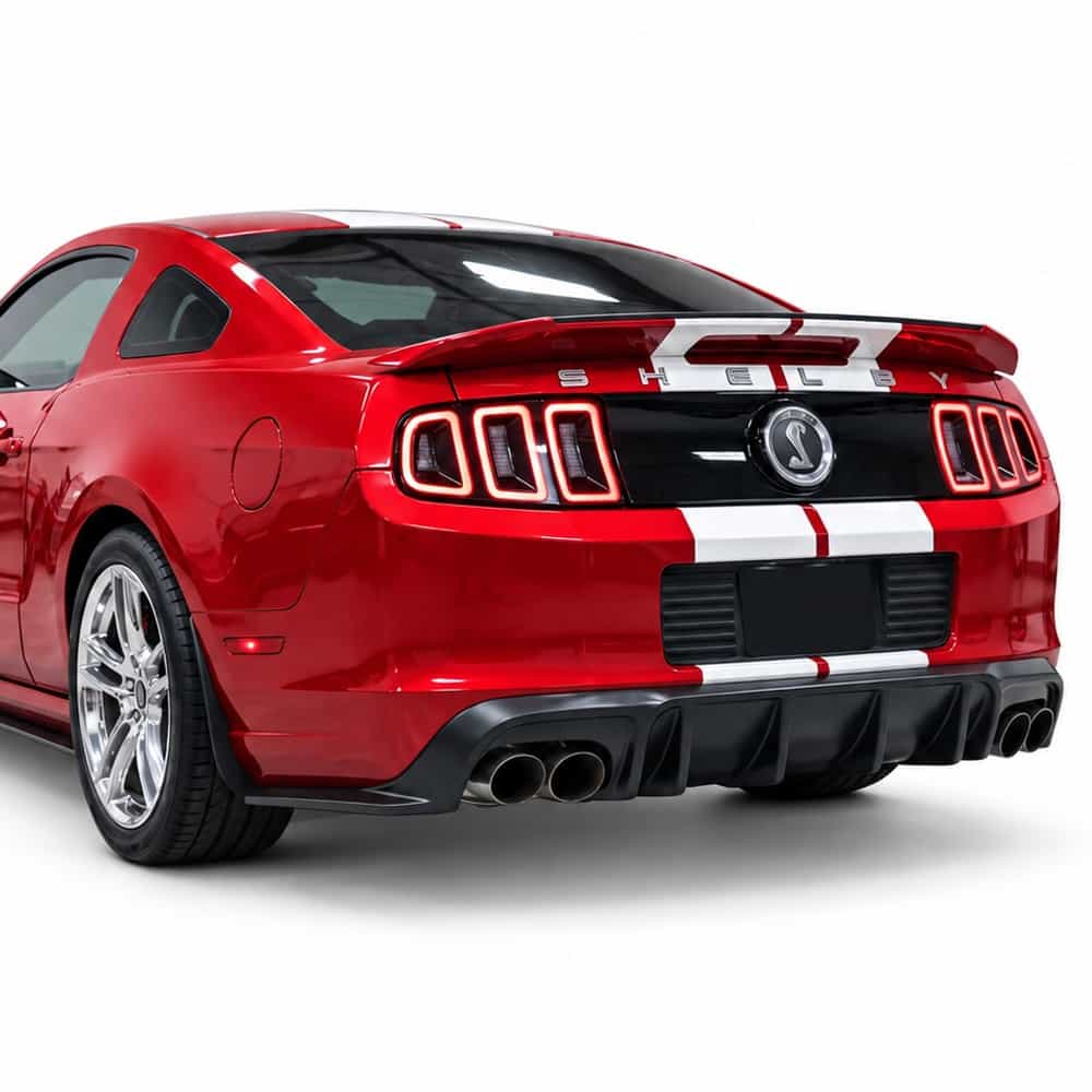 Vicrez Rock Rear Diffuser vz105341 | Ford Mustang GT500 2013-2014