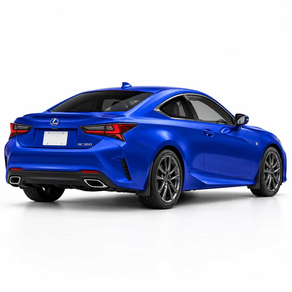 Vicrez Mud Flaps Front and Rear vz111547 | Lexus RC350 2015-2024