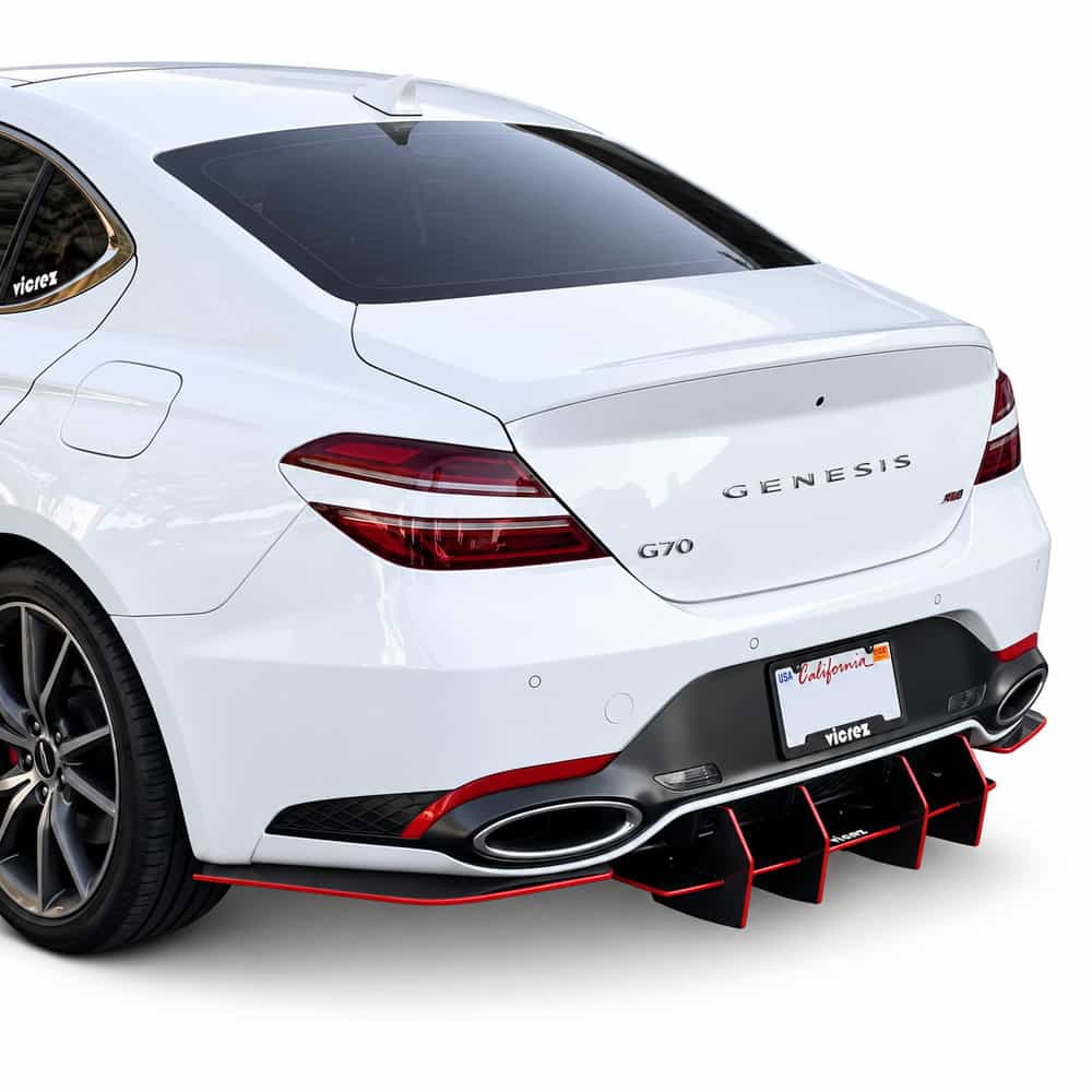 Vicrez Centa VR4 Rear Diffuser vz111906 | Genesis G70 2022-2026