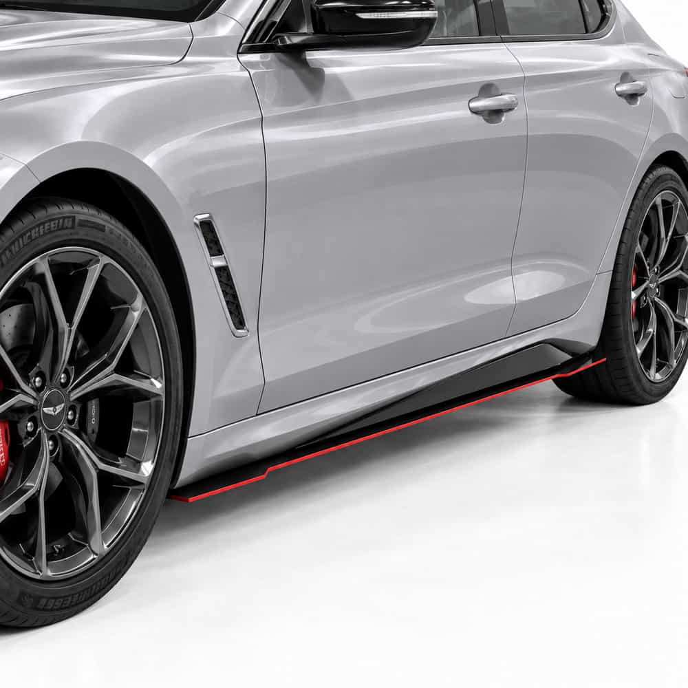 Vicrez V7R Side Skirt Splitters vz111966 | Genesis G70 2022-2026