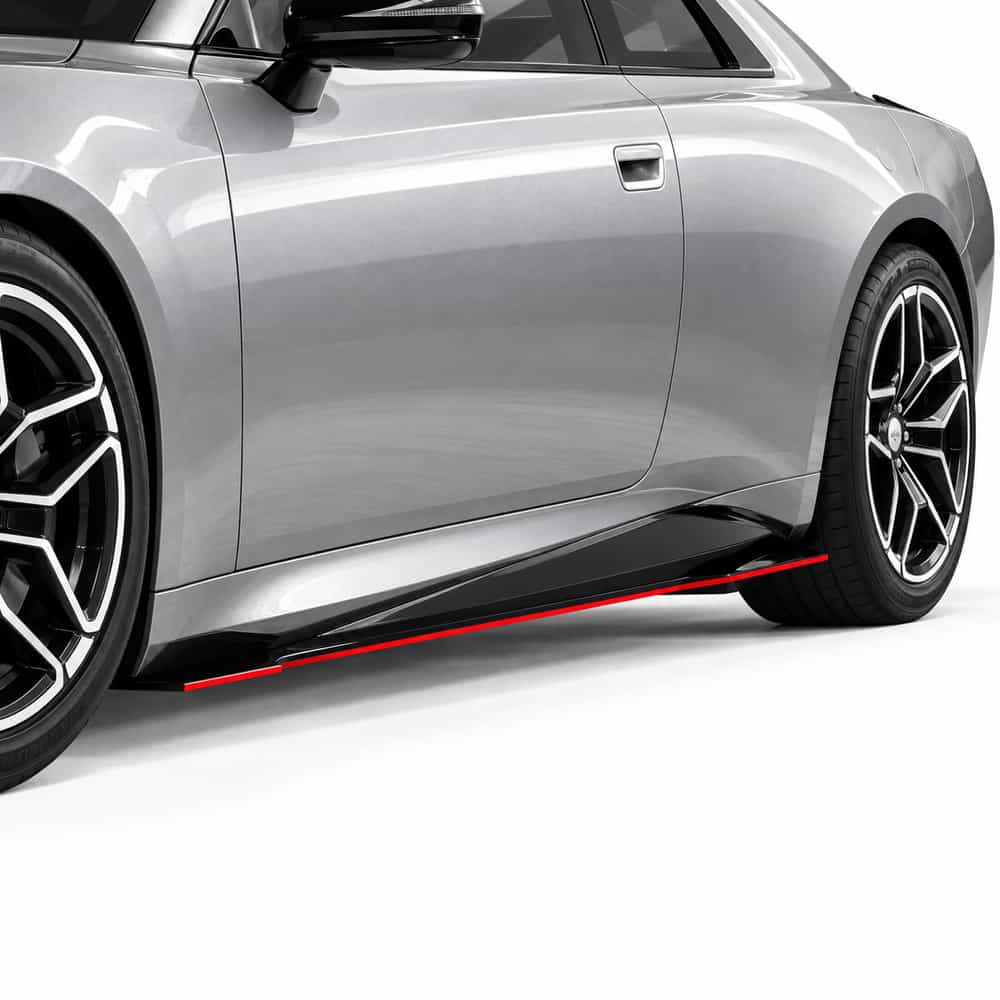 Vicrez V7R Side Skirt Splitters vz112468 | Dodge Charger 2-Door 2026-2027
