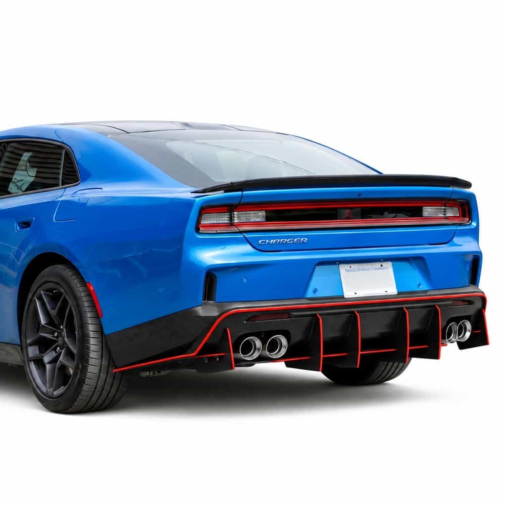 Vicrez Genali VR2 Rear Diffuser vz112476 | Dodge Charger 2026-2027