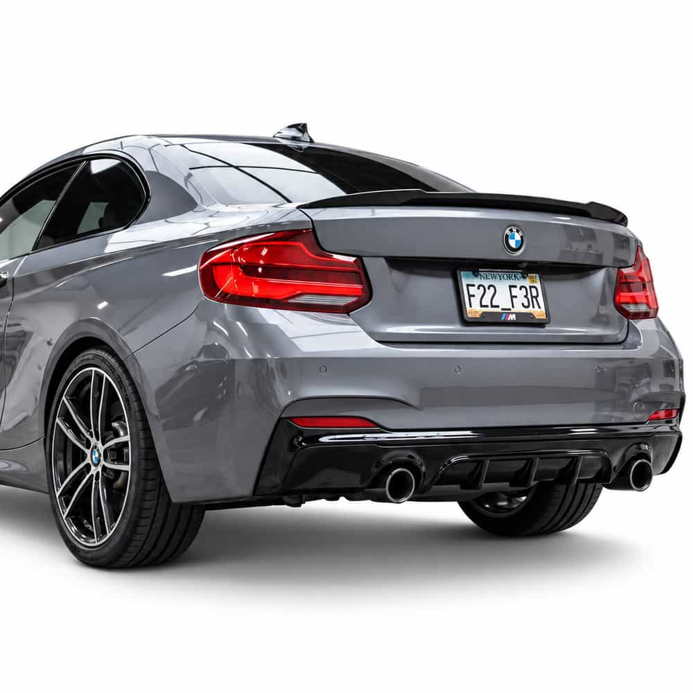Vicrez M-Performance Rear Diffuser Gloss Black vz105594 | BMW F22 2013-2021