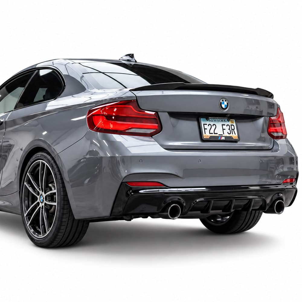 Vicrez M-Performance Rear Diffuser Gloss Black vz105594 | BMW F22 2013-2021