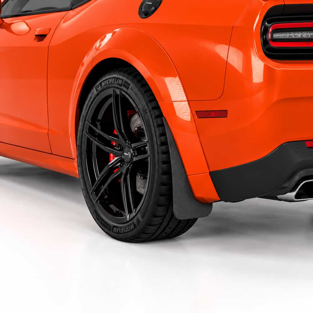 Vicrez Mud Flaps Rear vz101097 | Dodge Challenger SRT Hellcat 2015-2023