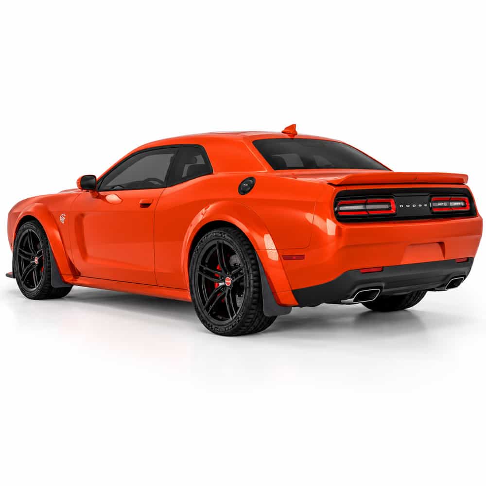Vicrez Mud Flaps Front and Rear vz101098 | Dodge Challenger SRT Hellcat 2015-2023